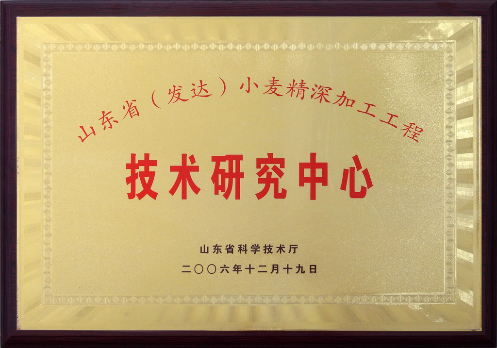 山东省小麦精深加工技术研究中心